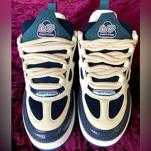 Louis Vuitton Skate Sneaker Size 12. Navy Blue & White